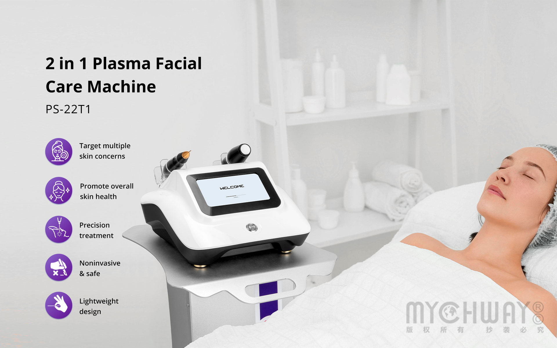 2In1 Plasma Facial Care Machine For Moles